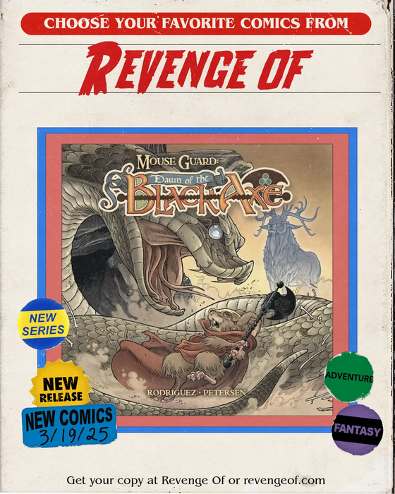 Mouse Guard Dawn Of The Black Axe #1 (Of 3) Cover A Rodriguez Boom! Studios