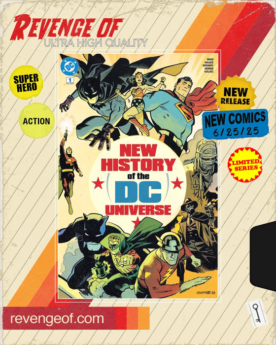New History Of The DC Universe #1 (Of 4) Cover A Chris Samnee Wraparound DC Comics
