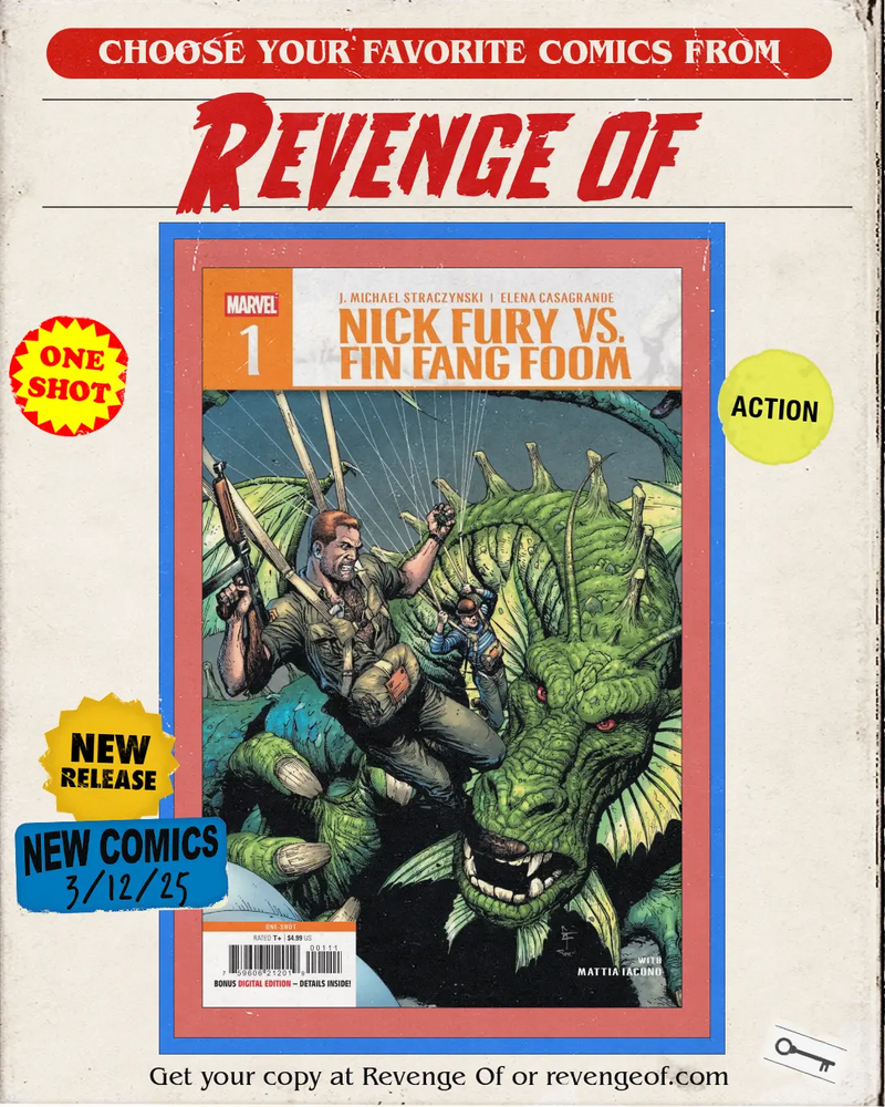 Nick Fury vs. Fin Fang Foom #1 Marvel Comics