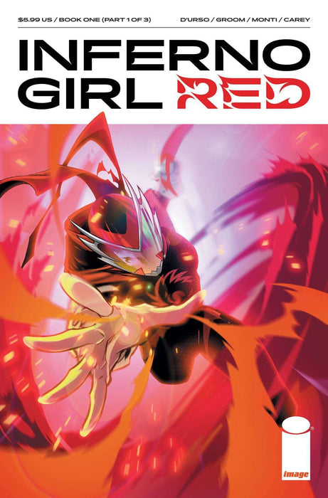 Inferno Girl Red Book One #1 Of 3 Cvr B Manna