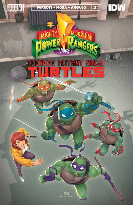 MMPR TMNT II #2 Of 5 Cvr D Tmnt Var Bernardo