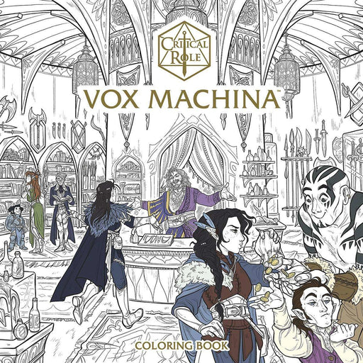 Critical Role Vox Machina Coloring Book TP