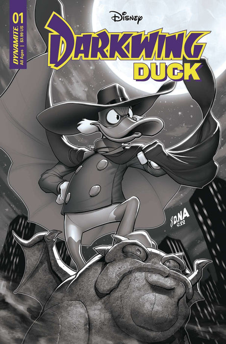 Darkwing Duck #1 Cvr I 15 Copy Incv Nakayama B&W