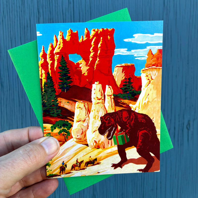 BRYCE NATIONAL PARK MONSTERS HOLIDAY CARD