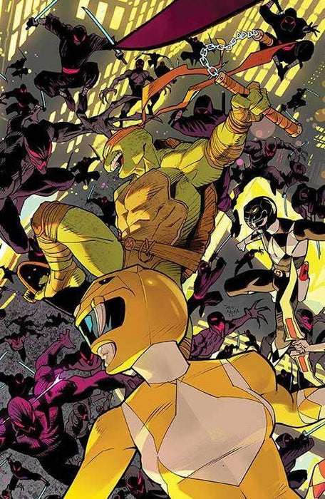 MMPR TMNT II #1 of 5 Cvr B Connecting Var 2 Mora