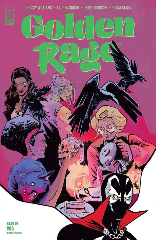 Golden Rage #5 Of 5 Cvr C Spawn Var 2nd Ptg MR