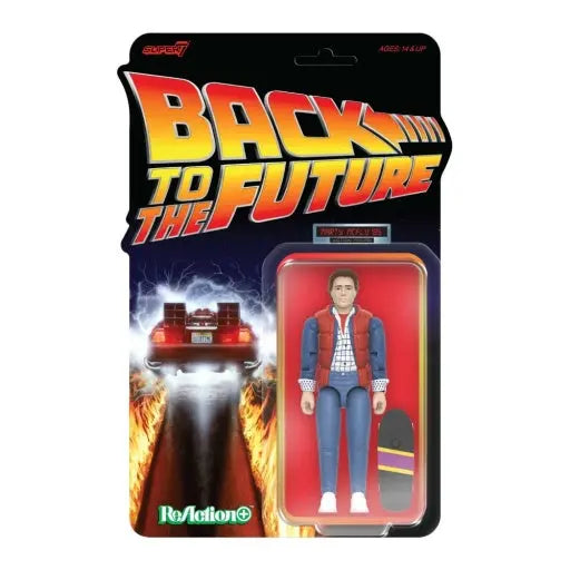 BACK TO THE FUTURE REACTION+ WAVE 01 - MARTY MCFLY '85 Super7