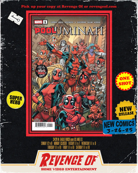 Pooluminati #1 Marvel Comics