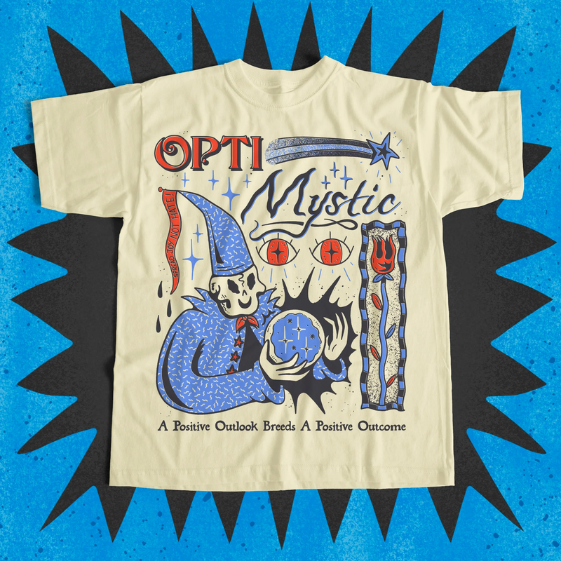 Wizard of Barge - Opti-Mystic T-Shirt - Wizard of Barge