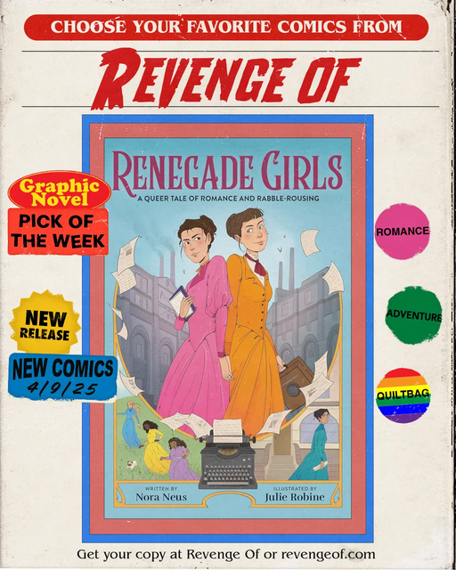 Renegade Girls Queer Tale Romance & Rable Rousing Graphic Novel Little Brown Books for Young Readers