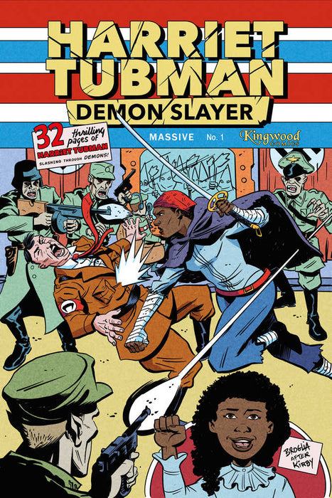 Harriet Tubman Demon Slayer #1 Cover I Foc Kirby Homage Mature