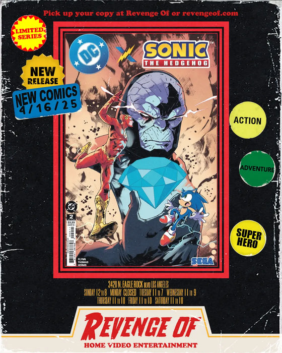 DC X Sonic The Hedgehog #2 (Of 5) Cover A Pablo M Collar DC Comics