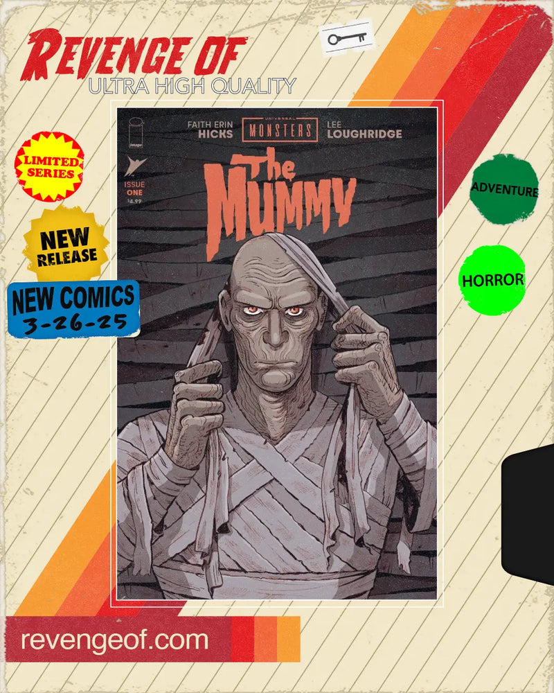 Universal Monsters The Mummy #1 (Of 4) Cover A Faith Erin Hicks & Lee Loughridge Image Comics