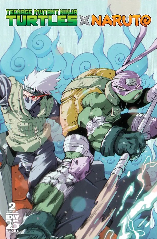 Teenage Mutant Ninja Turtles X Naruto #2 Variant Ri (75) (Ortiz) IDW Publishing