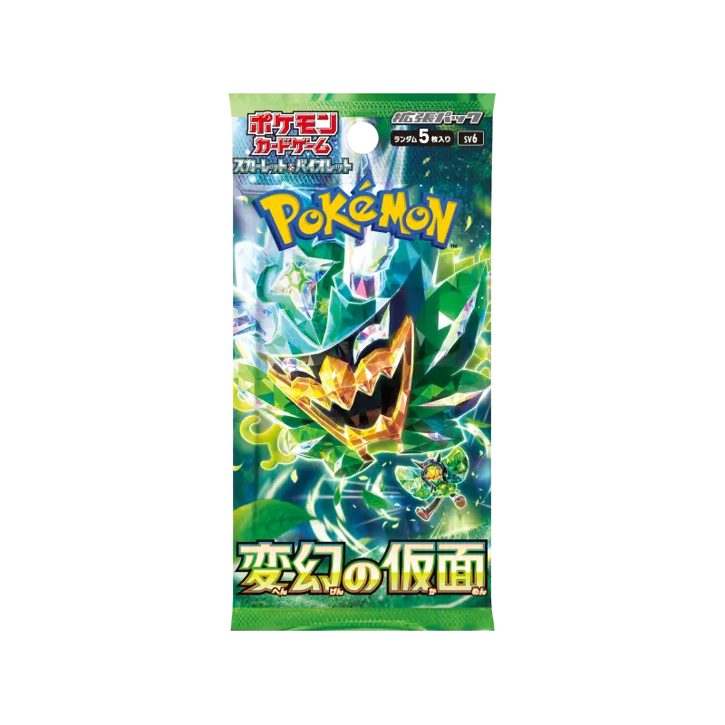 Pokemon TCG Scarlet & Violet Transformation Mask sv6 Japanese (1 Booster Pack) Super Anime Store