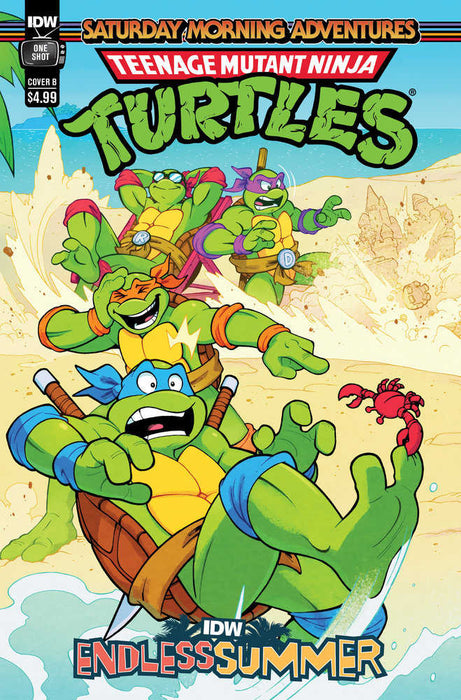 Idw Endless Summer-Teenage Mutant Ninja Turtles: Saturday Morning Adventures Variant B Lawrence Connected Cover