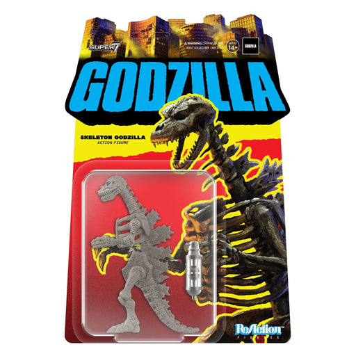 Toho Reaction Figures Godzilla Skeleton -  (Grey) Super 7