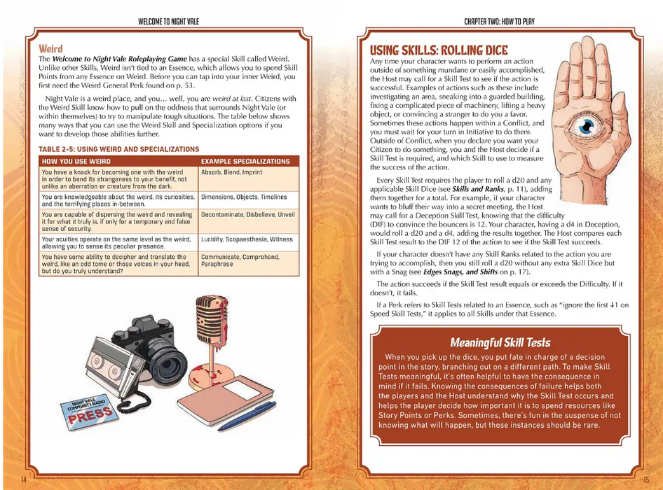 Welcome to Night Vale Roleplaying Game Renegade Game Studios