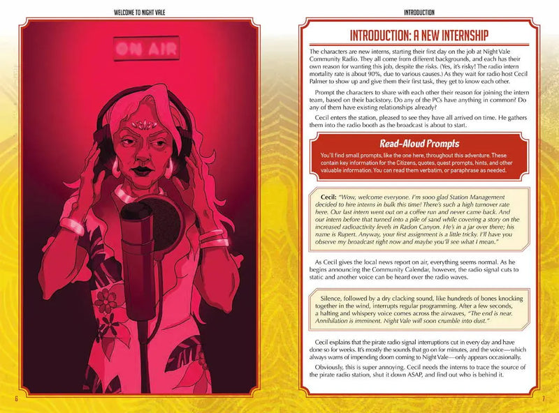 Welcome to Night Vale Roleplaying Game Renegade Game Studios