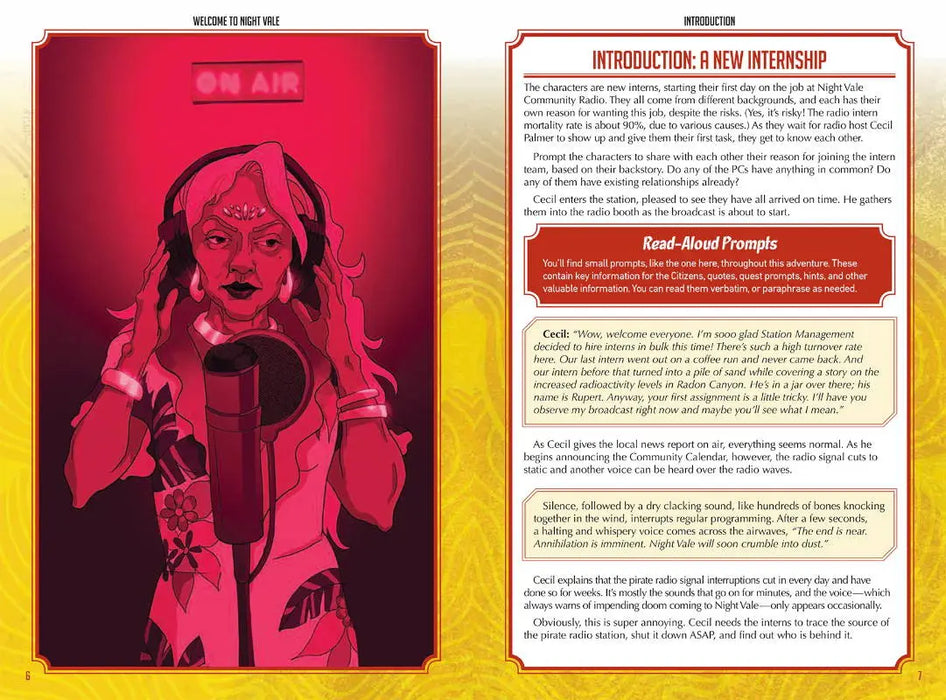 Welcome to Night Vale Roleplaying Game Renegade Game Studios