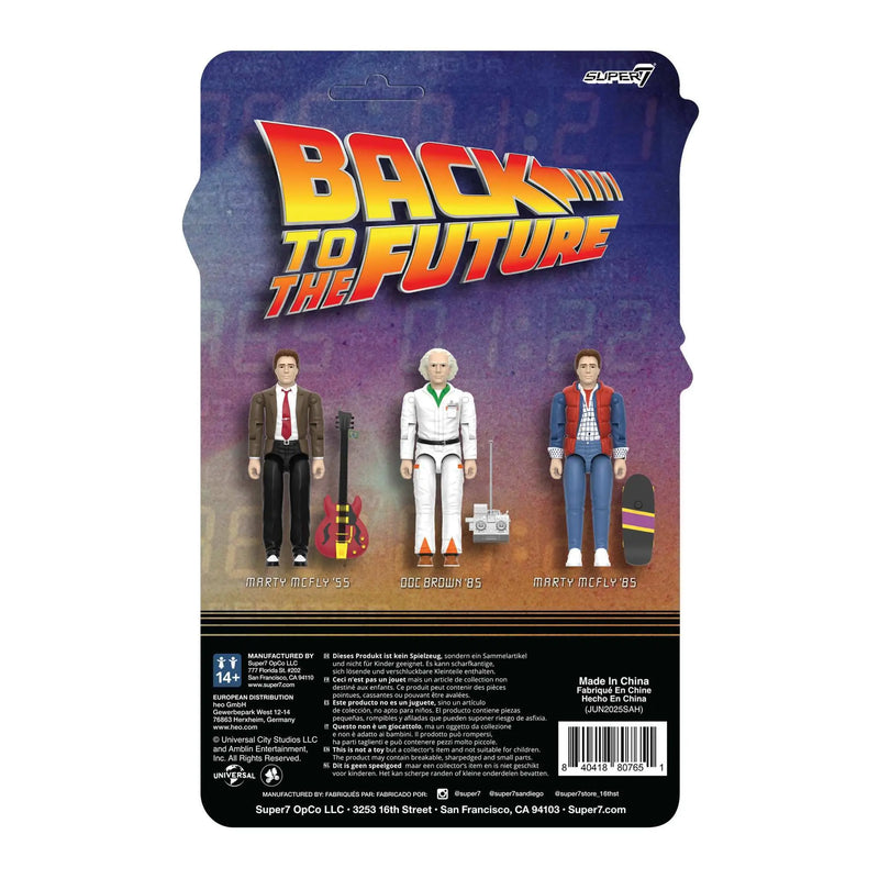 BACK TO THE FUTURE REACTION+ WAVE 01 - MARTY MCFLY '55 Super7