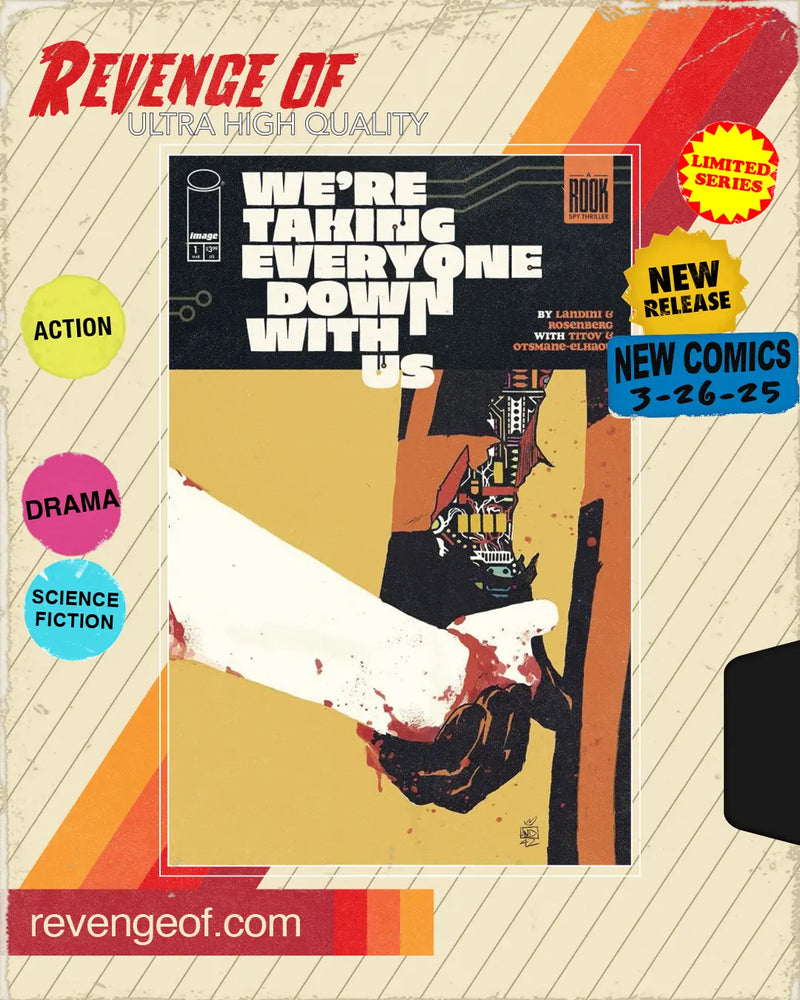 We're Taking Everyone Down With Us #1 (Of 6) Cover A Stefano Landini (Mature) Image Comics