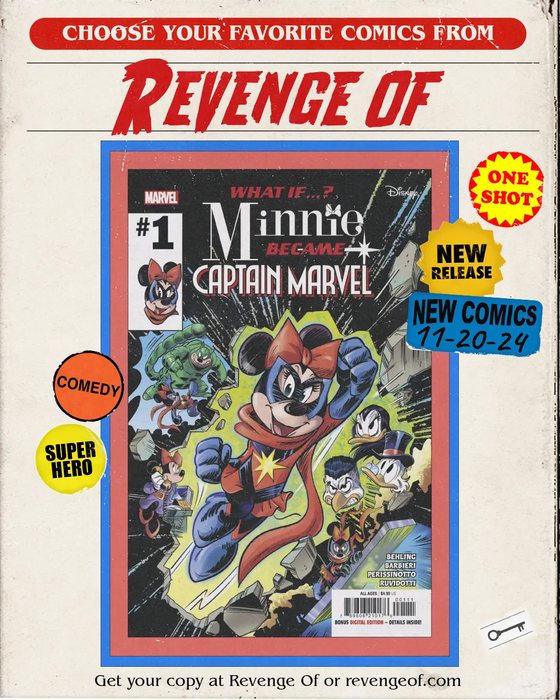 Marvel & Disney: What If...? Minnie Became Captain Marvel #1 Marvel Comics