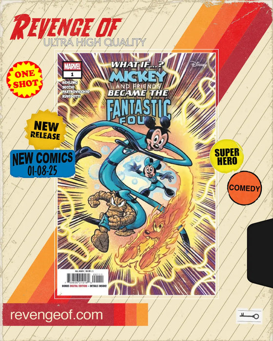 Marvel & Disney: What If...? Mickey & Friends Became The Fantastic Four #1 Marvel Comics
