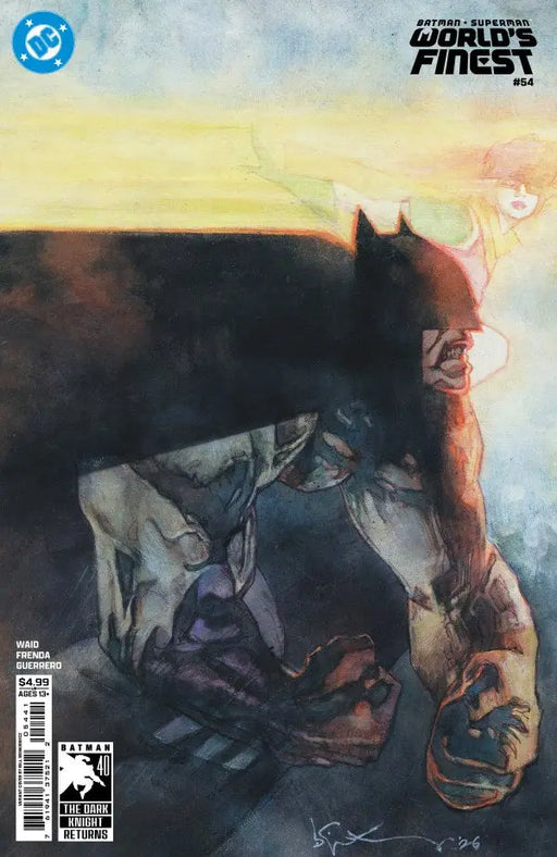 Batman Superman Worlds Finest #54 Cover D Bill Sienkiewicz Dark Knight Returns 40 Th Anniversary Card Stock Variant DC Comics