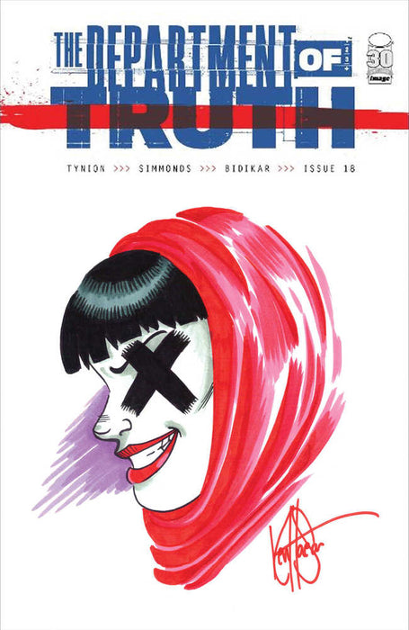 Df Dept Of Truth #18 Blank Variant Haeser Sketch