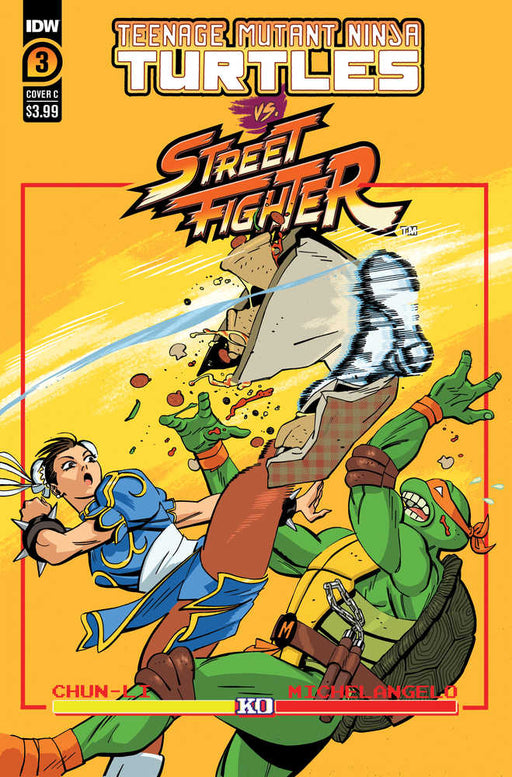 Teenage Mutant Ninja Turtles vs Street Fighter #3 Of 5 Cover C Reilly