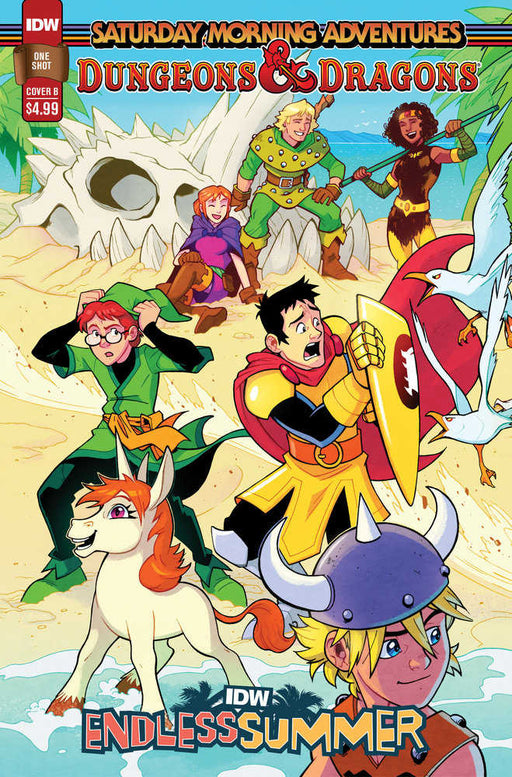 Idw Endless Summer-Dungeons & Dragons: Saturday Morning Adventures Variant B Lawrence Connected Cover