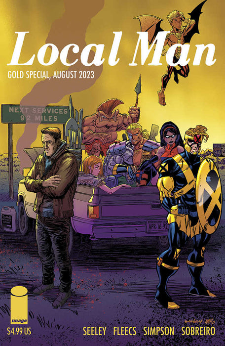 Local Man Gold Cover B Seeley & Fleecs One Shot