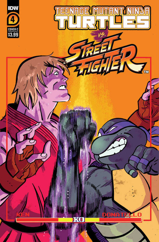 Teenage Mutant Ninja Turtles vs. Street Fighter #4 Variant C Reilly