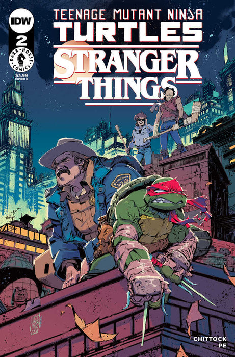 Teenage Mutant Ninja Turtles X Stranger Things #2 Cover B Corona