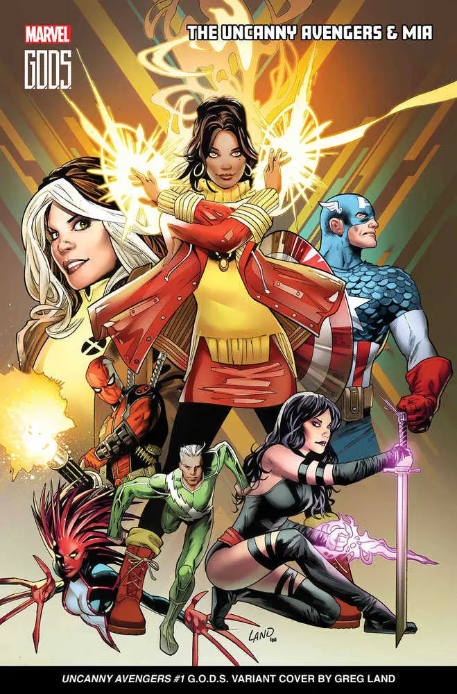 Uncanny Avengers 1 Greg Land G.O.D.S. Variant G.O.D.S., Fall