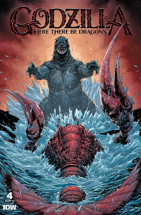 Godzilla: Here There Be Dragons #4 Variant B Kirkham