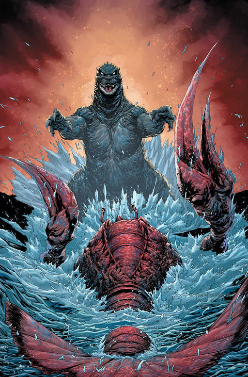 Godzilla: Here There Be Dragons #4 Variant Ri 10 Kirkham Full Art