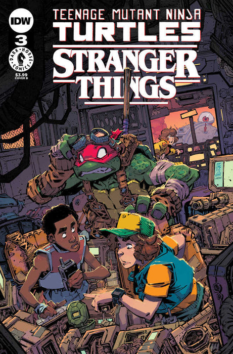 Teenage Mutant Ninja Turtles X Stranger Things #3 Variant B Corona