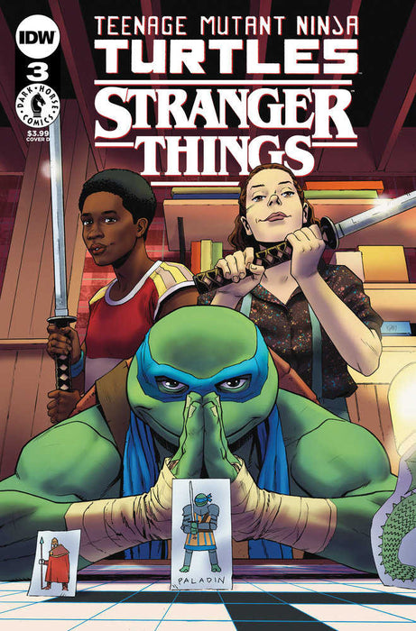 Teenage Mutant Ninja Turtles X Stranger Things #3 Variant D Gorham