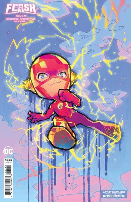 Flash #1 Cover D Rose Besch Creator Card Stock Variant