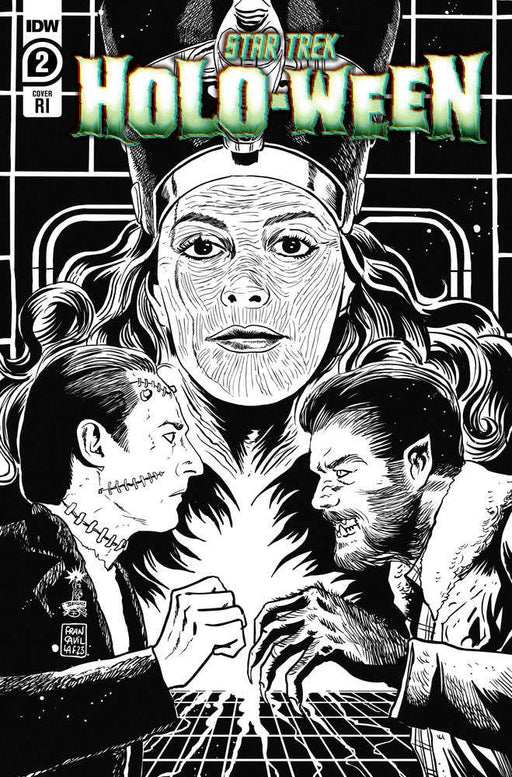 Star Trek: Holo-Ween #2 Variant Ri 10 Francavilla Black & White