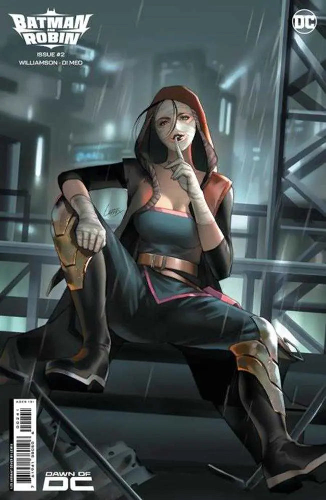 Batman And Robin #2 Cover E 1 in 25 Lesley Leirix Li Card Stock Variant