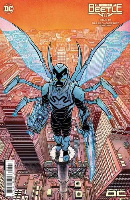 Blue Beetle #2 Cover C 1 in 25 Diego Olortegui Card Stock Variant