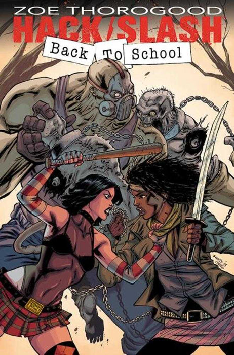 Hack Slash Back To School #1 Of 4 Cover D Tim Seeley Twd 20th Anniversary Team Up Variant