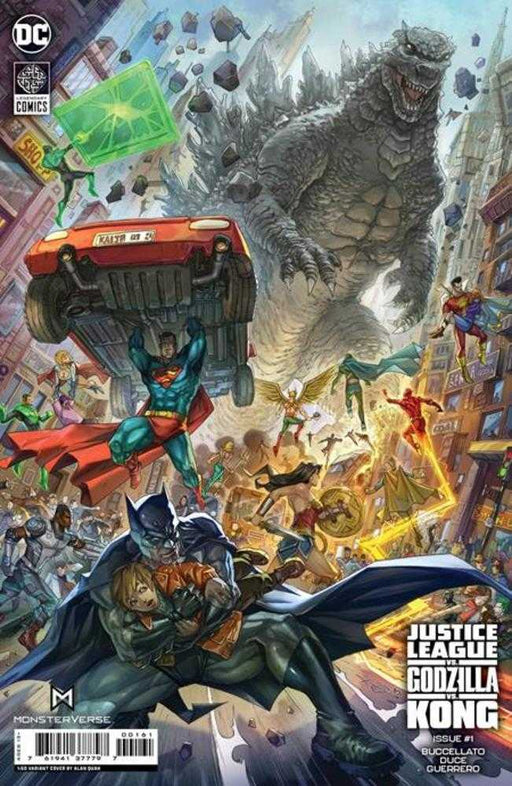 Justice League vs Godzilla vs Kong #1 Of 7 Cover I 1 in 50 Alan Quah Card Stock Variant