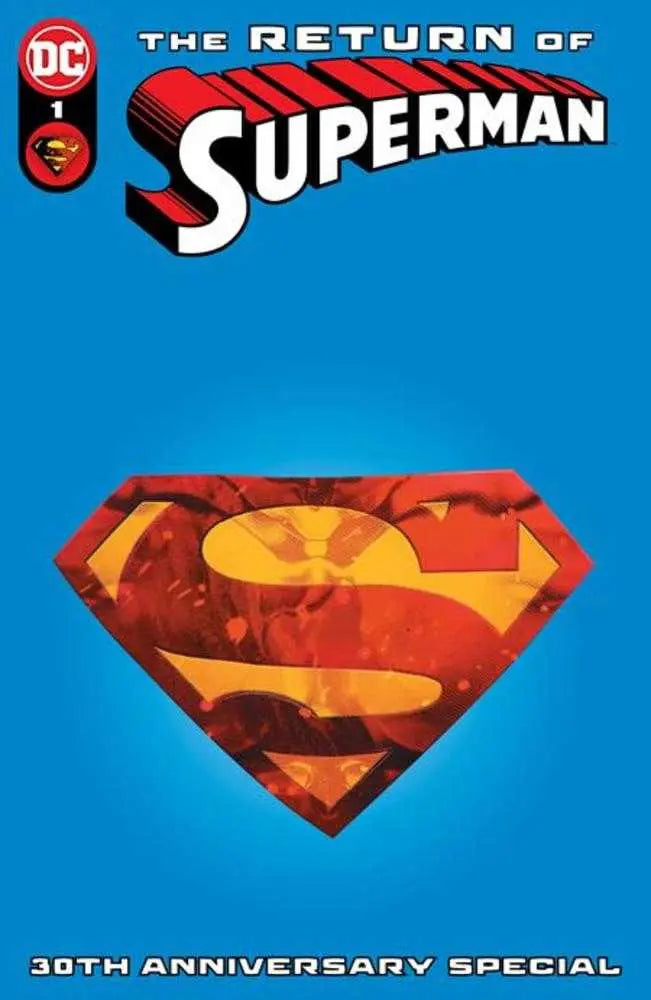 Return Of Superman 30th Anniversary Special #1 One Shot Cover B John Giang Cyborg Superman Die-Cut Variant