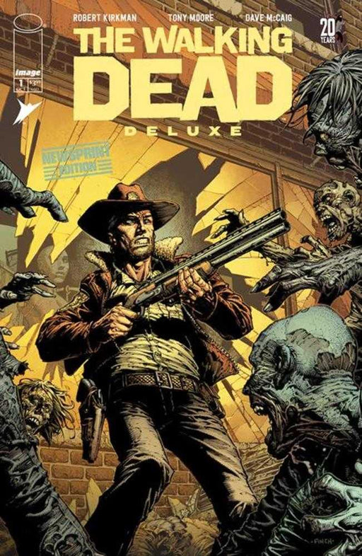 Walking Dead Deluxe #1 Newsprint Edition One Shot David Finch And Dave Mccaig Mature