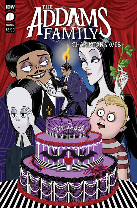 The Addams Family: Charlatan'S Web #1 Cover A Clugston Flores