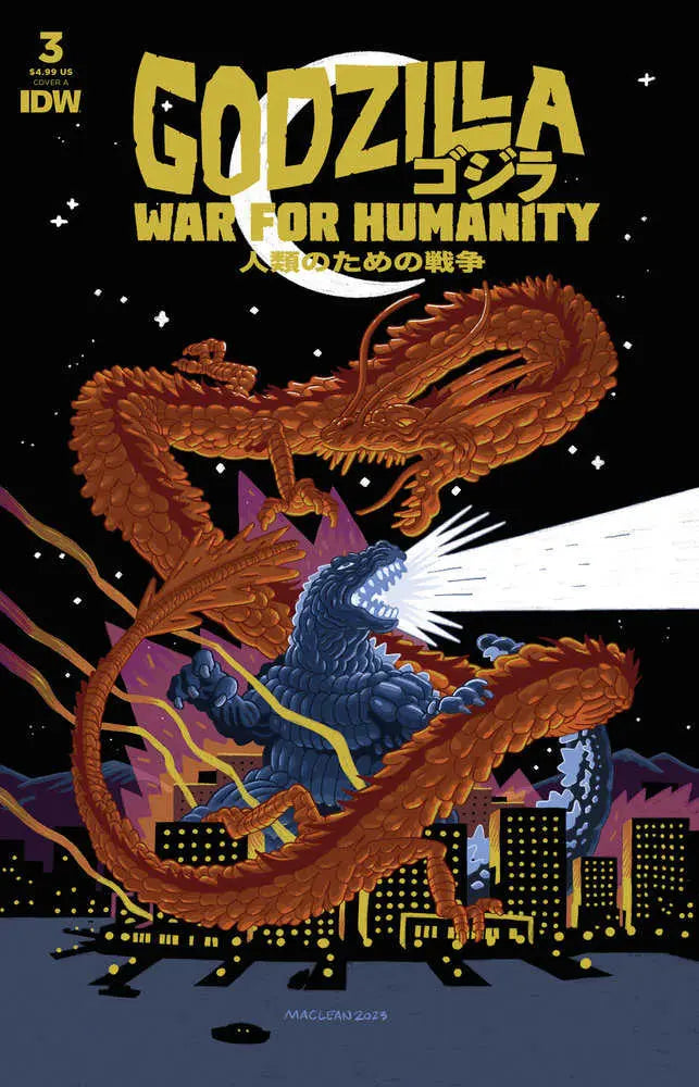 Godzilla: The War For Humanity #3 Cover A Maclean